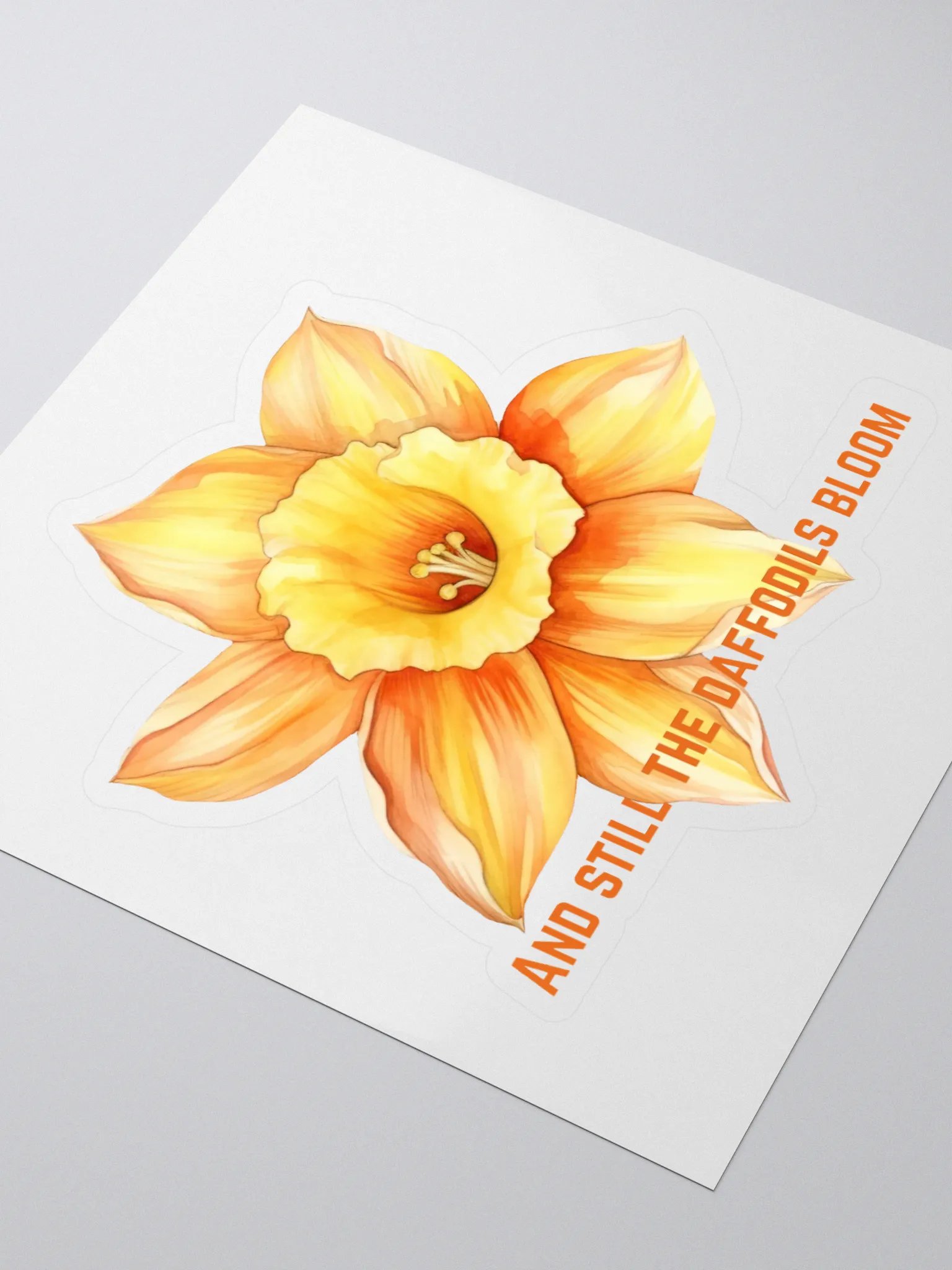 Daffodils Bloom Sticker product image (3)