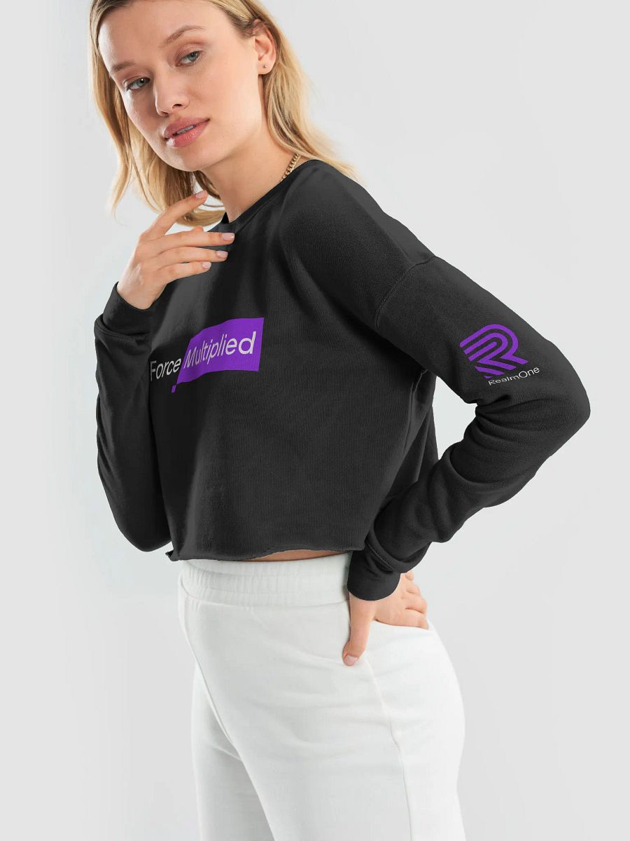 RO Bella+Canvas Women's Force Multiplied Crop Sweatshirt product image (10)