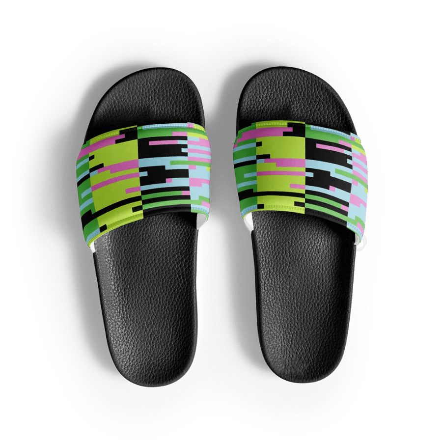 Pastel Grid Comfort Slides product image (3)