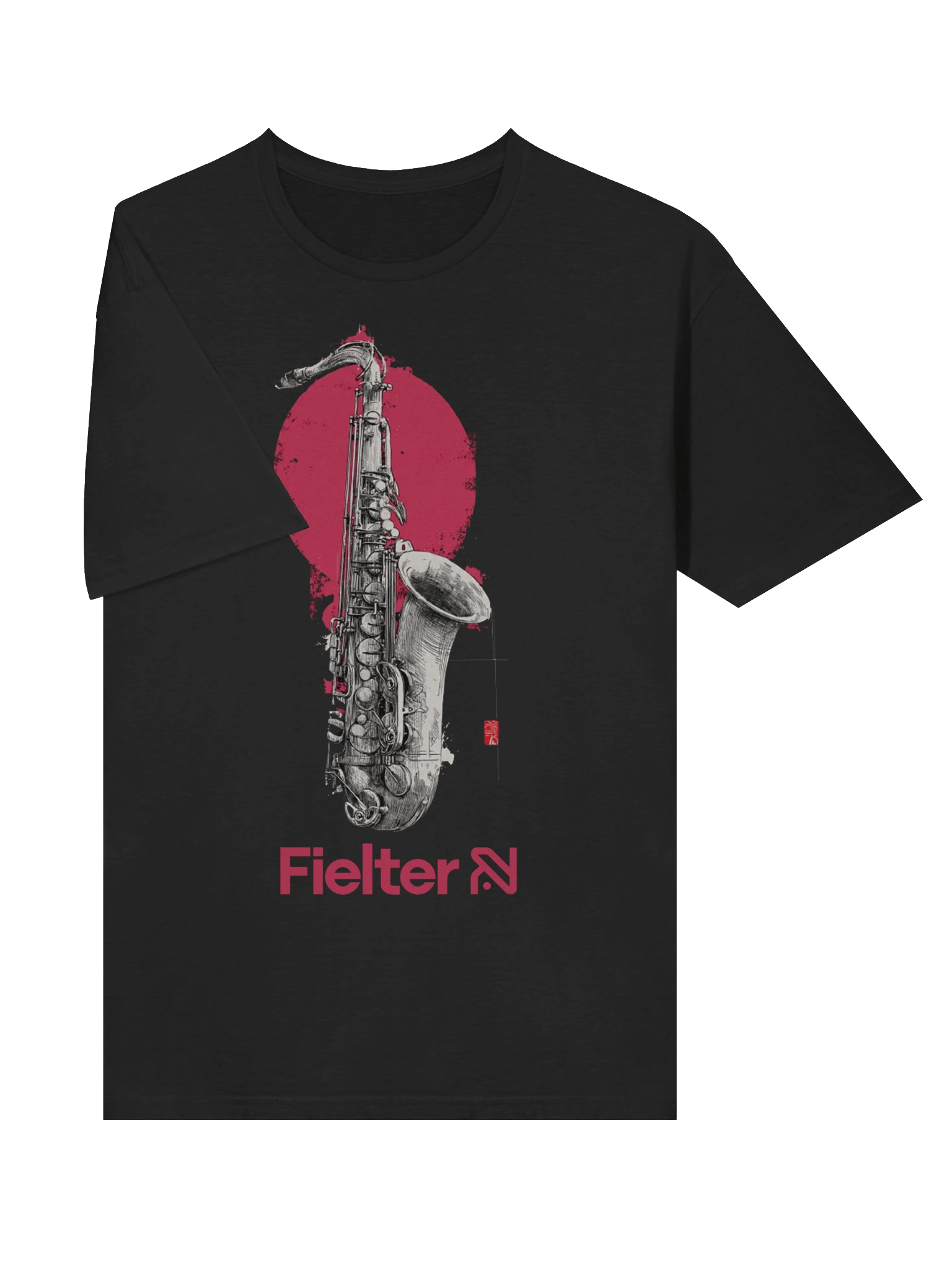 Fielter - Saxophone Circle Unisex Tee product image (9)