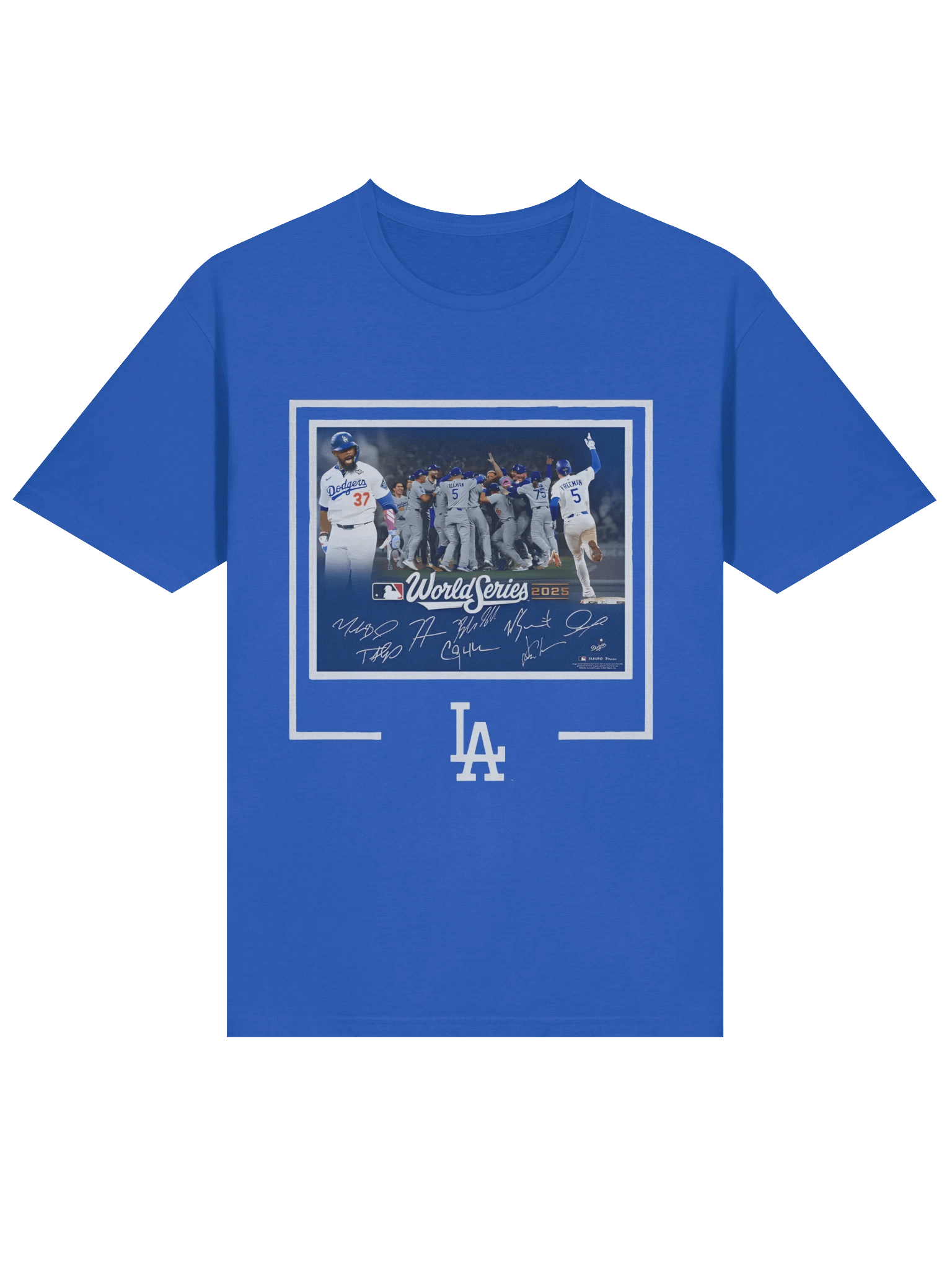 Dodgers Autographed World Series Signatures Shirt product image (9)