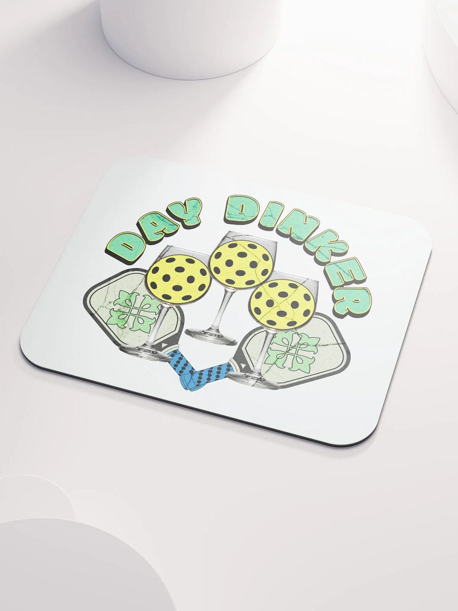 Day Dinker Pickleball Wine Mouse Pad product image (3)