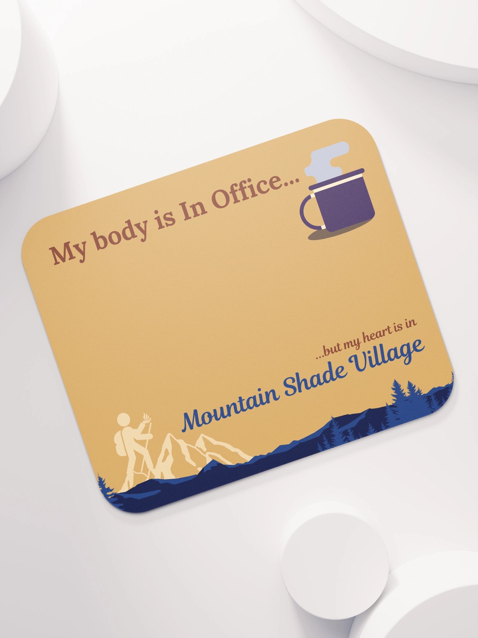 My Body is In Office Mouse Pad product image (7)