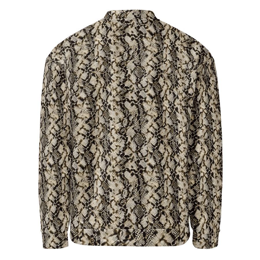 Beige Snake Pattern Woman Jacket product image (2)
