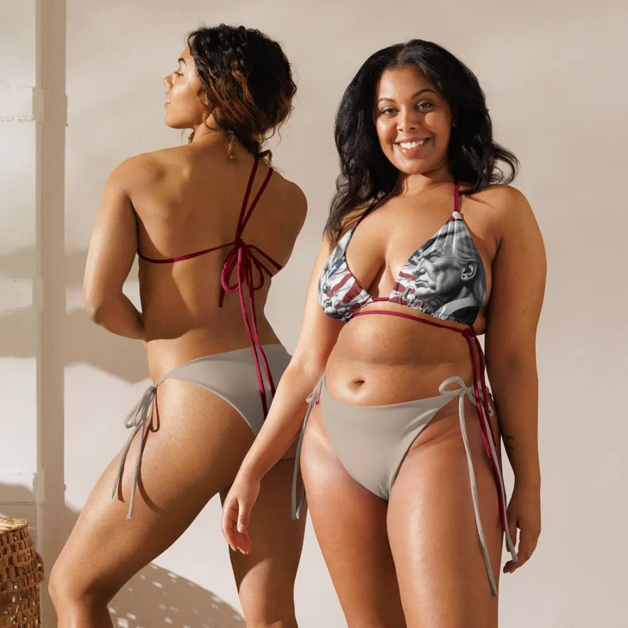 Patriotic Leader All-Over Bikini Top product image (5)