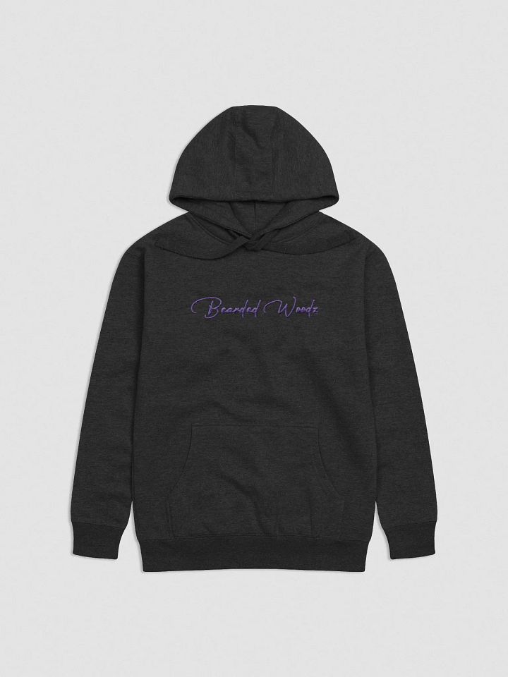 Women's Bearded Woodz Signature Hoodie (Purple Embroidery) product image (1)