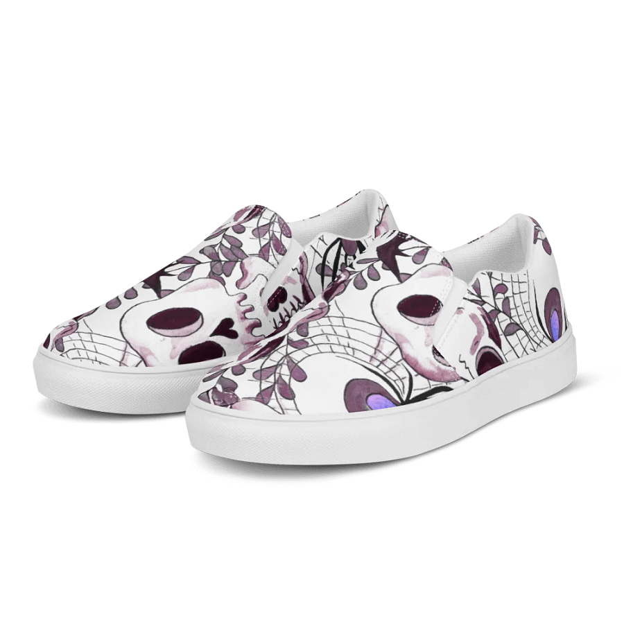 Women's Gothic Delight Skulls Slip-Ons product image (3)