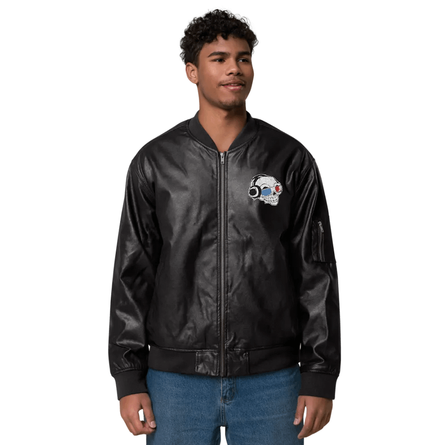Gamin Buddy Faux Leather Bomber product image (3)