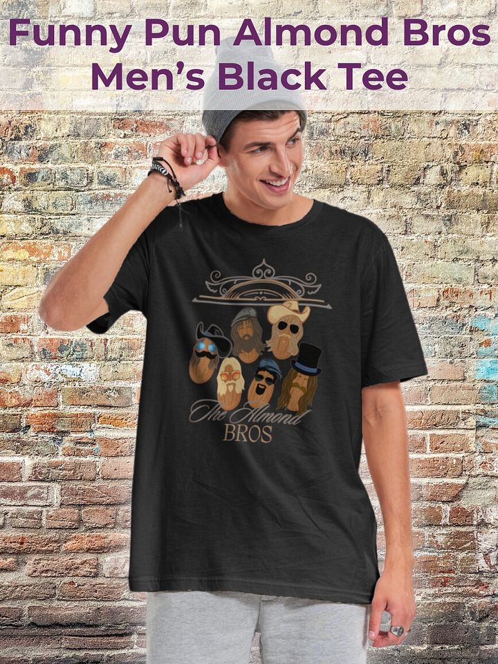 Funny Pun Almond Bros Men's T-Shirt product image (1)