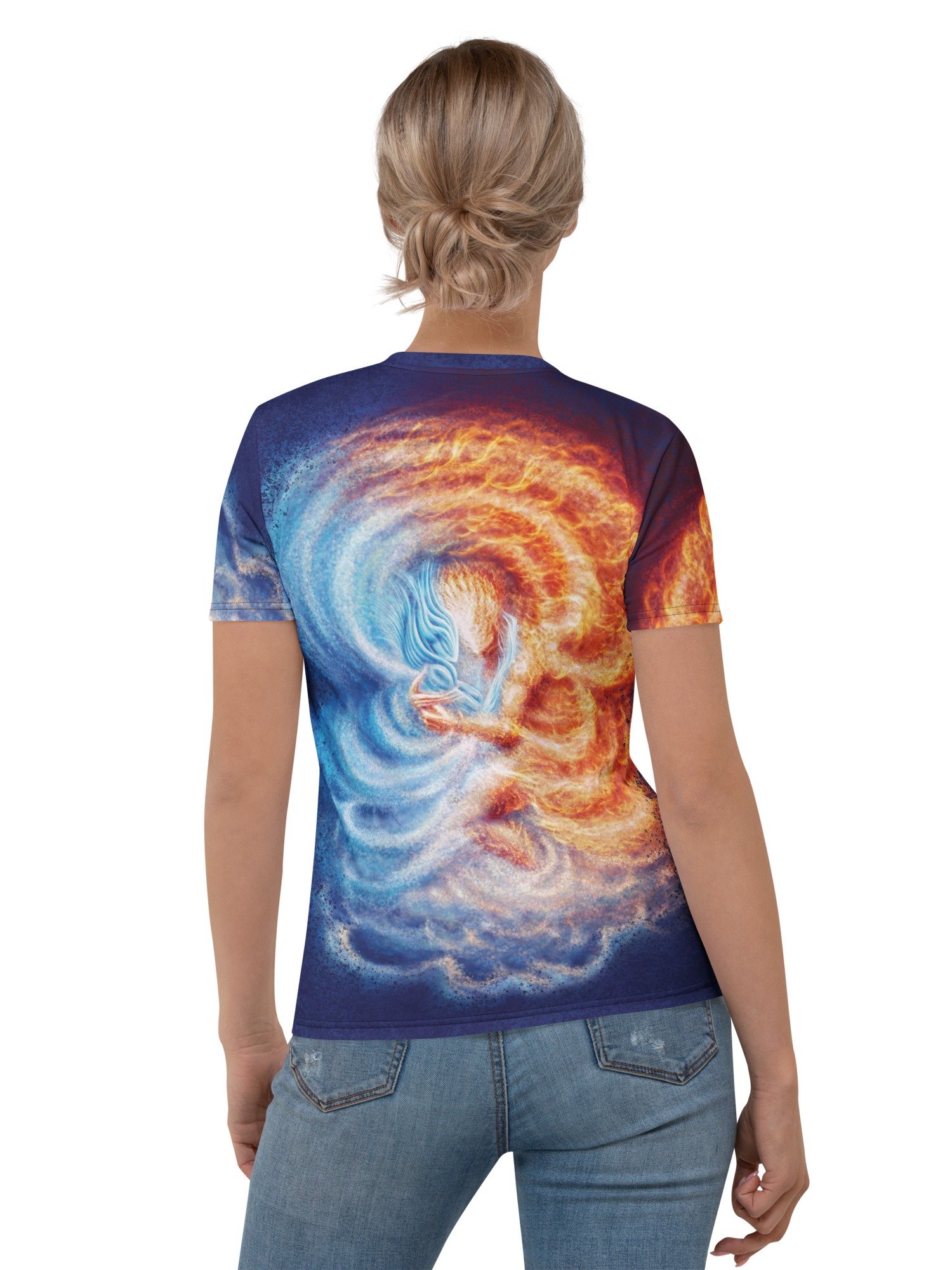 Fire and Ice All-Over Print Women's Tee product image (5)