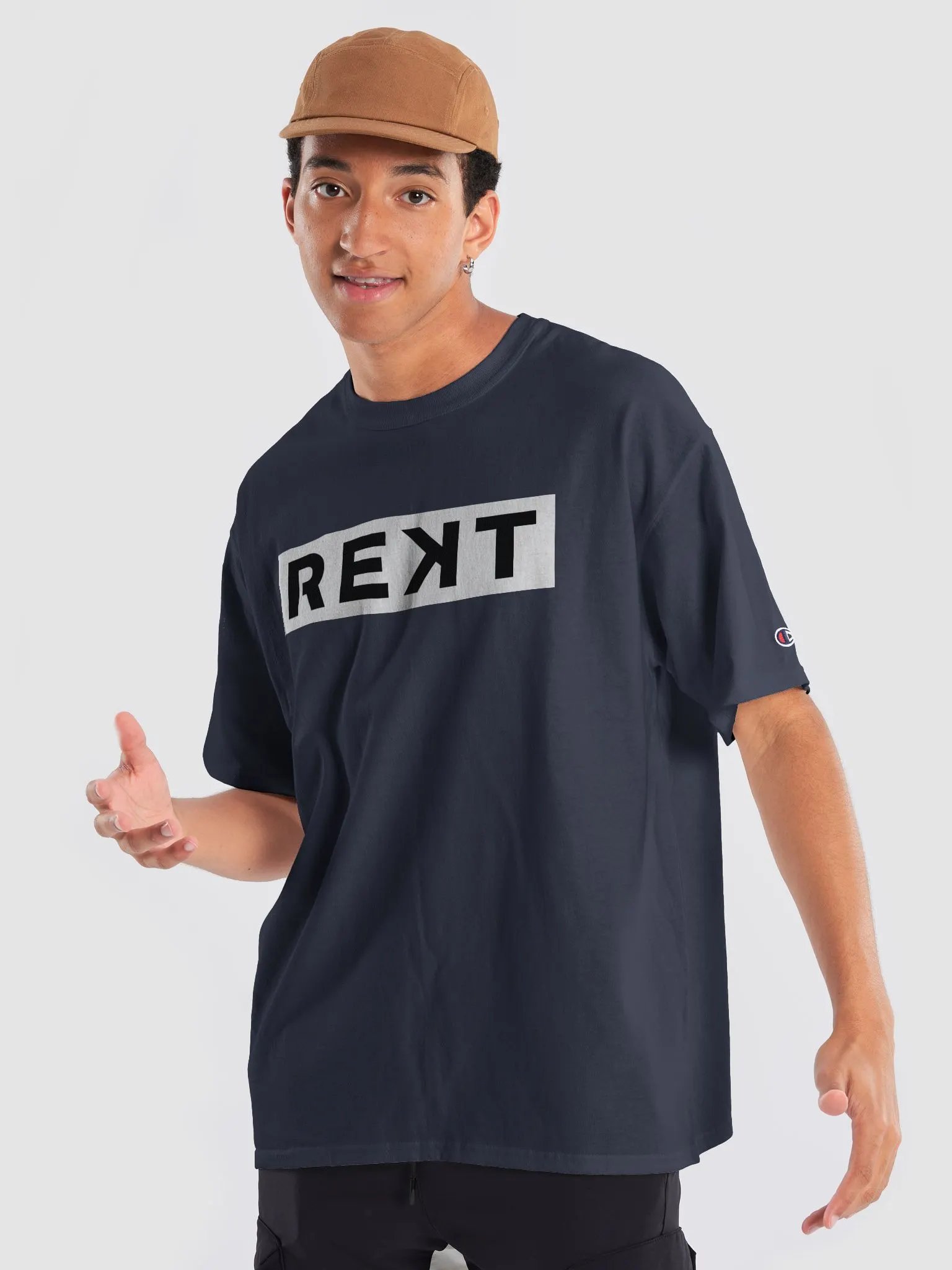 Get Rekt x Champion Relax Fit Premium Tee product image (2)