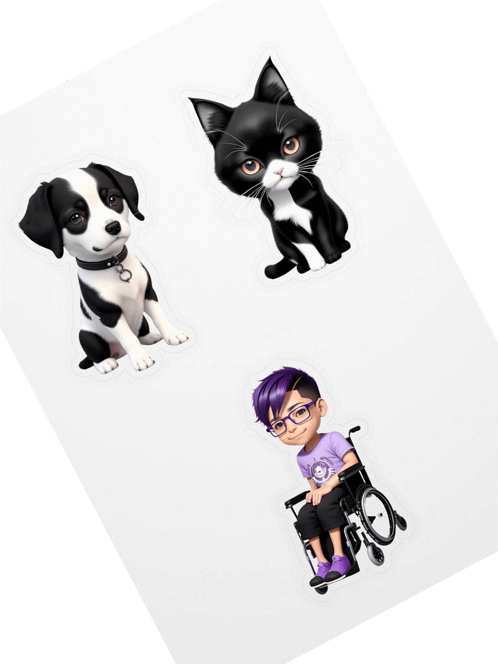 K Support Team STICKERS Sheet product image (1)