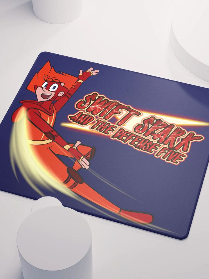 Swift Spark and the Defense Five: Swift Spark Flying Gaming Mouse Mat product image (1)