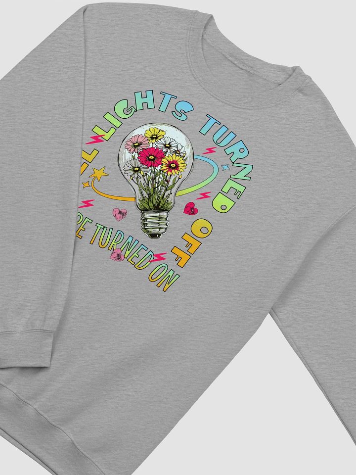 All Lights Turned Off Illuminate Floral Wisdom Sweatshirt product image (22)