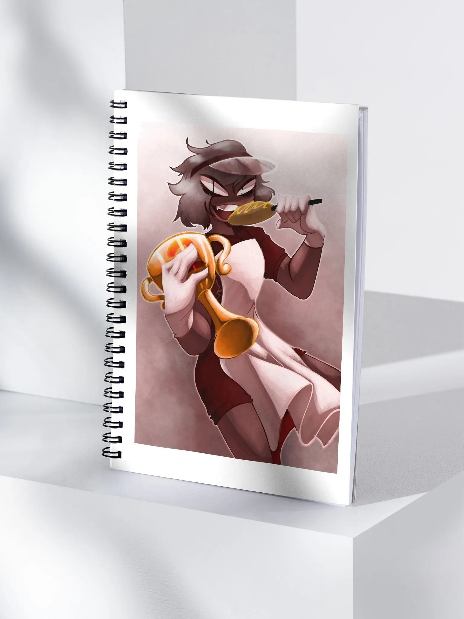 alan becker corndog guy spiral notebook product image (4)