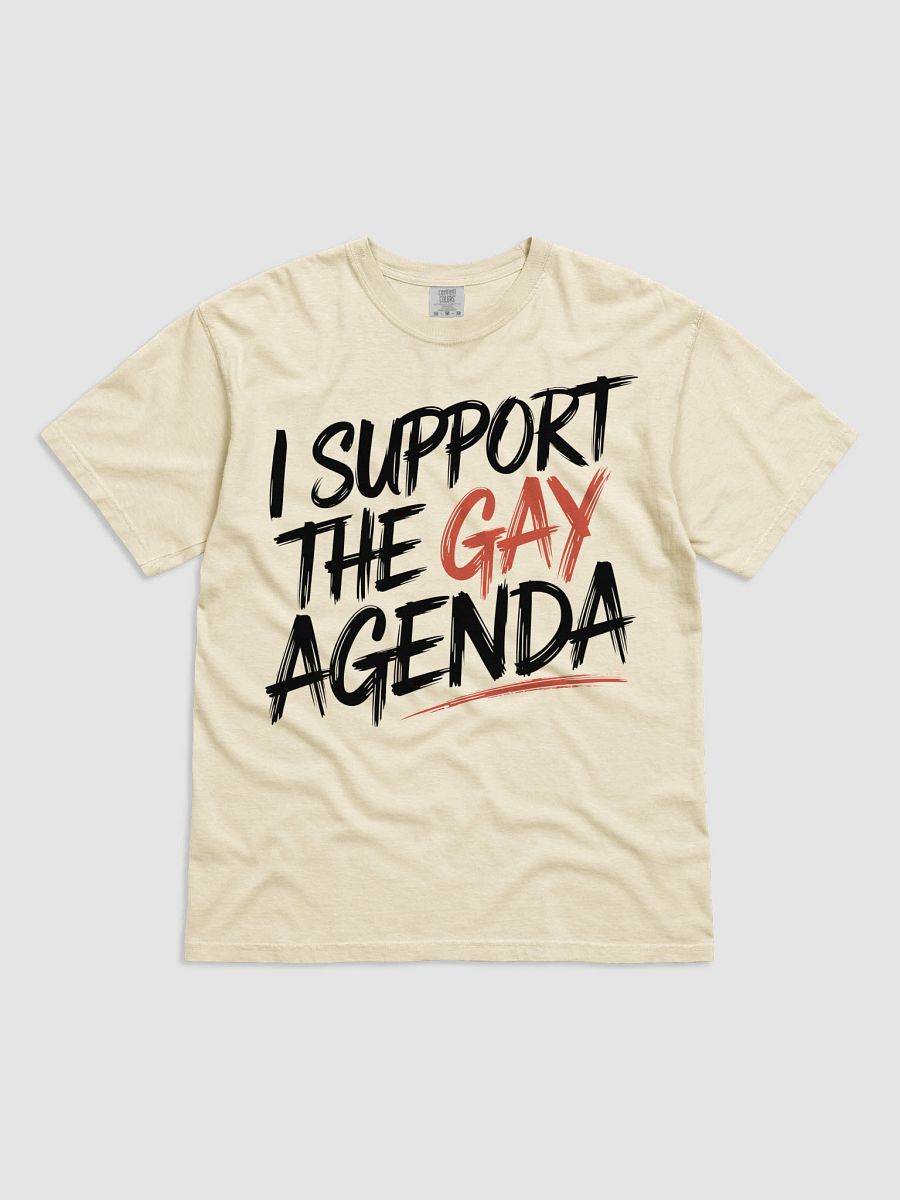 I Support The Gay Agenda Unisex T-Shirt product image (1)