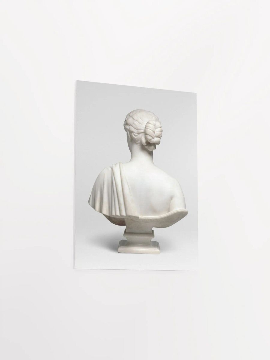 Marble sculpture of back of woman - Hiram Powers product image (3)