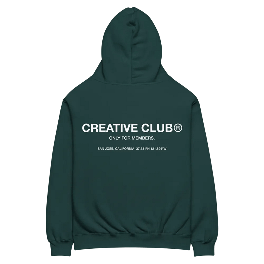 Creative Club Pine Green Hoodie product image (4)