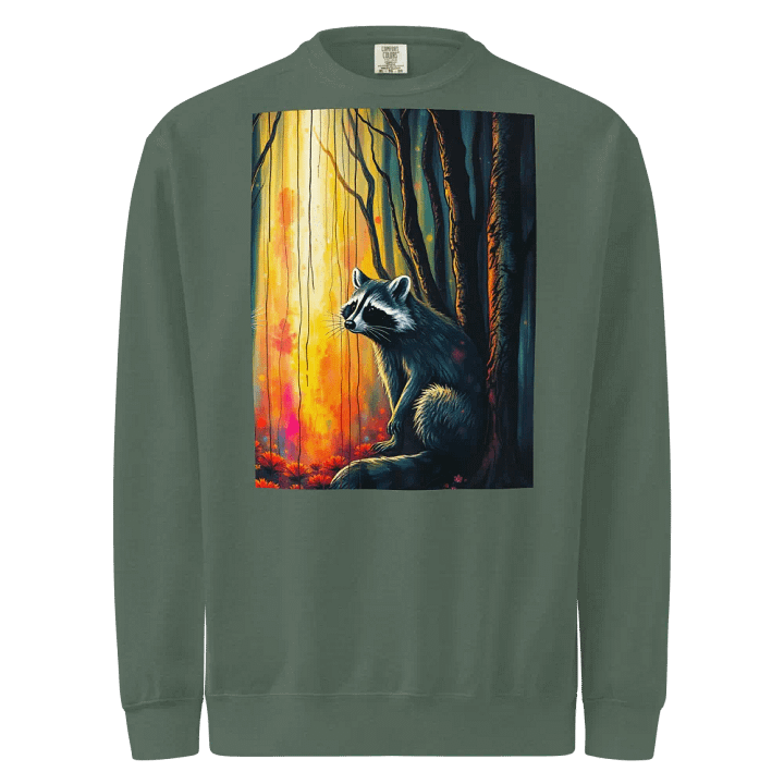 Forest Raccoon Comfort Sweatshirt product image (1)