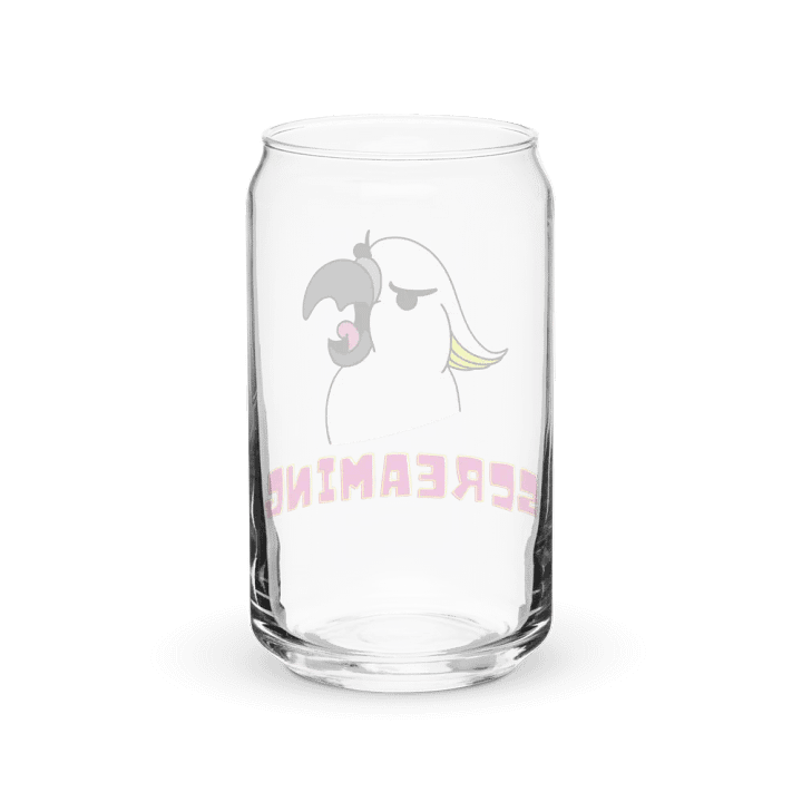 Screaming Cockatoo Can-Shaped Glass product image (2)