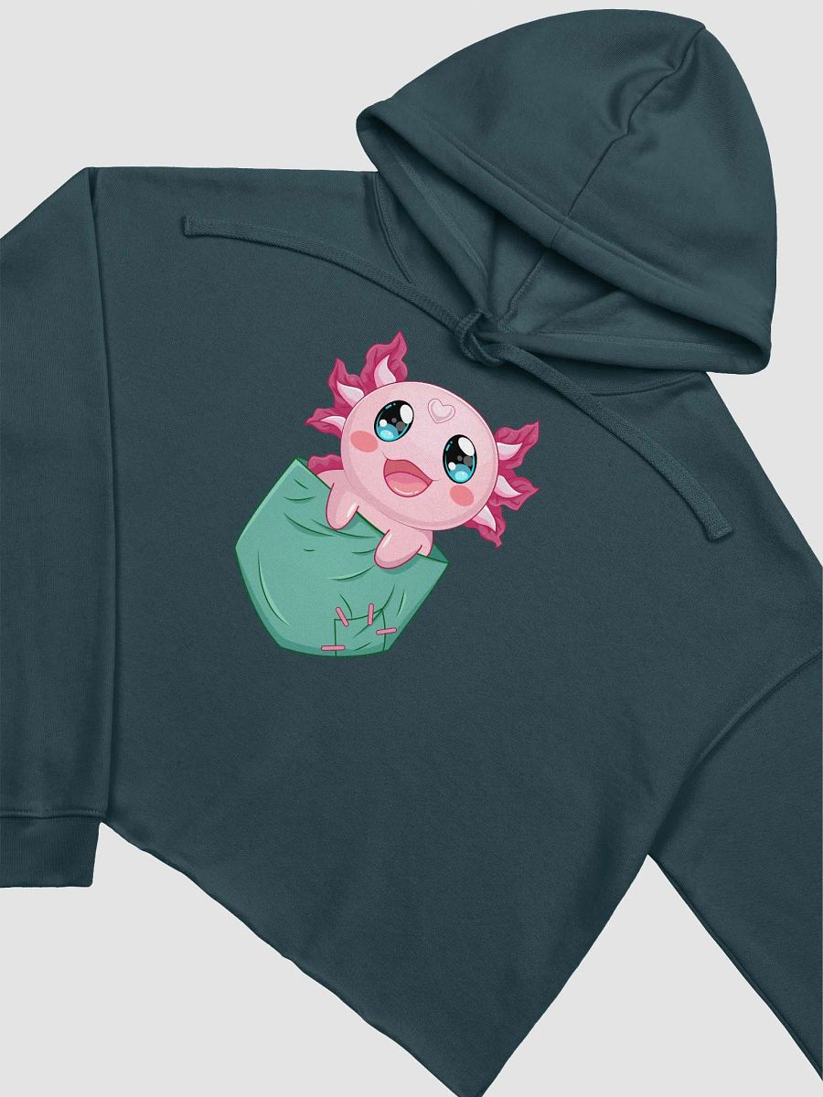 Pocket ChitChat the Axolotl Crop Hoodie product image (1)
