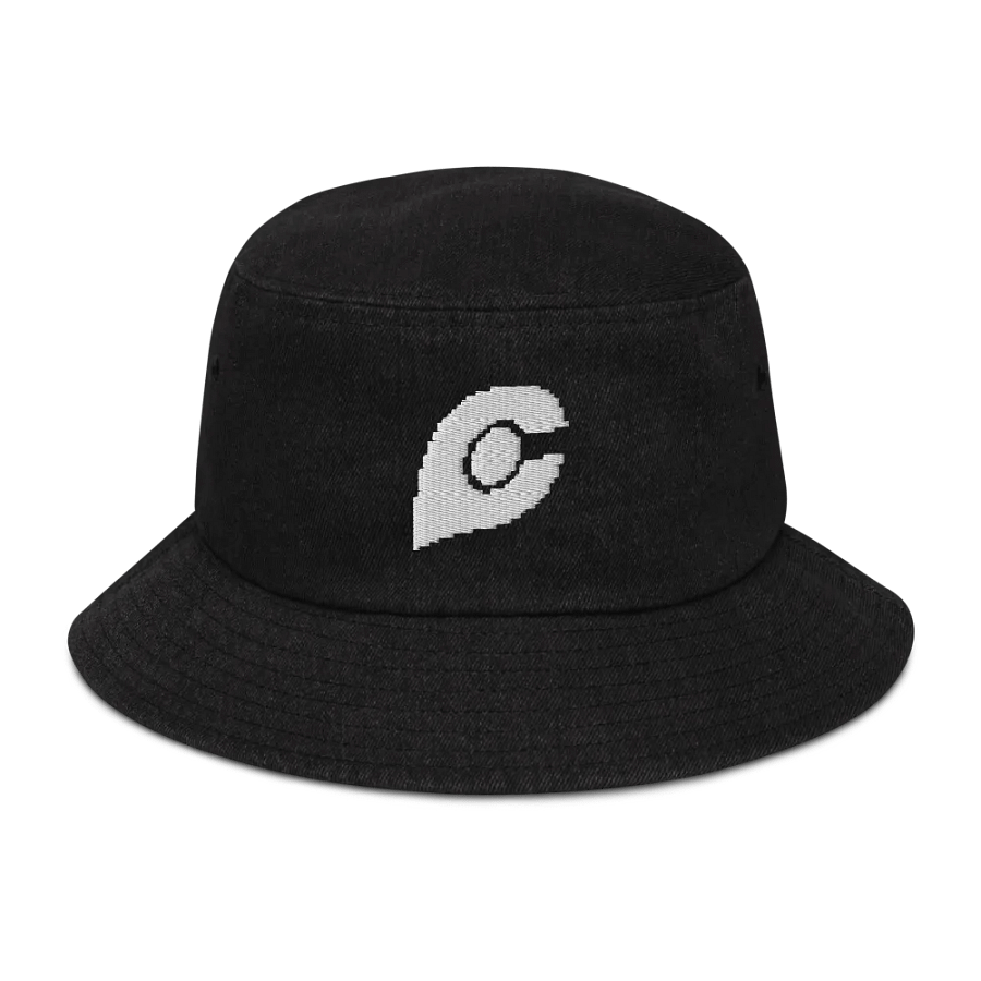 Cypher Logomark Bucket Hat (White Embroidered) product image (1)