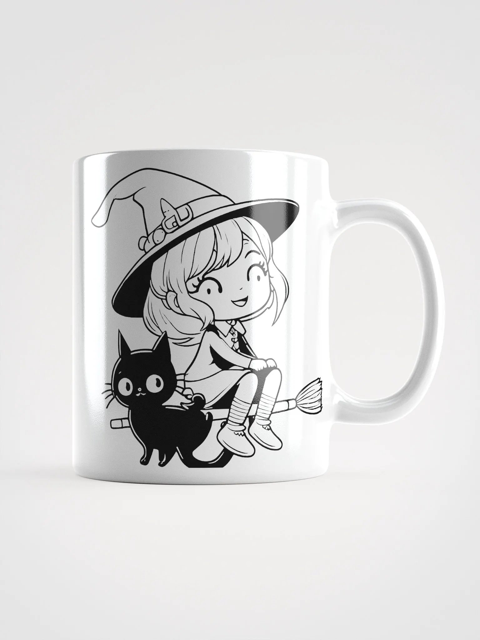 Little Witch & Black Cat Mug product image (3)