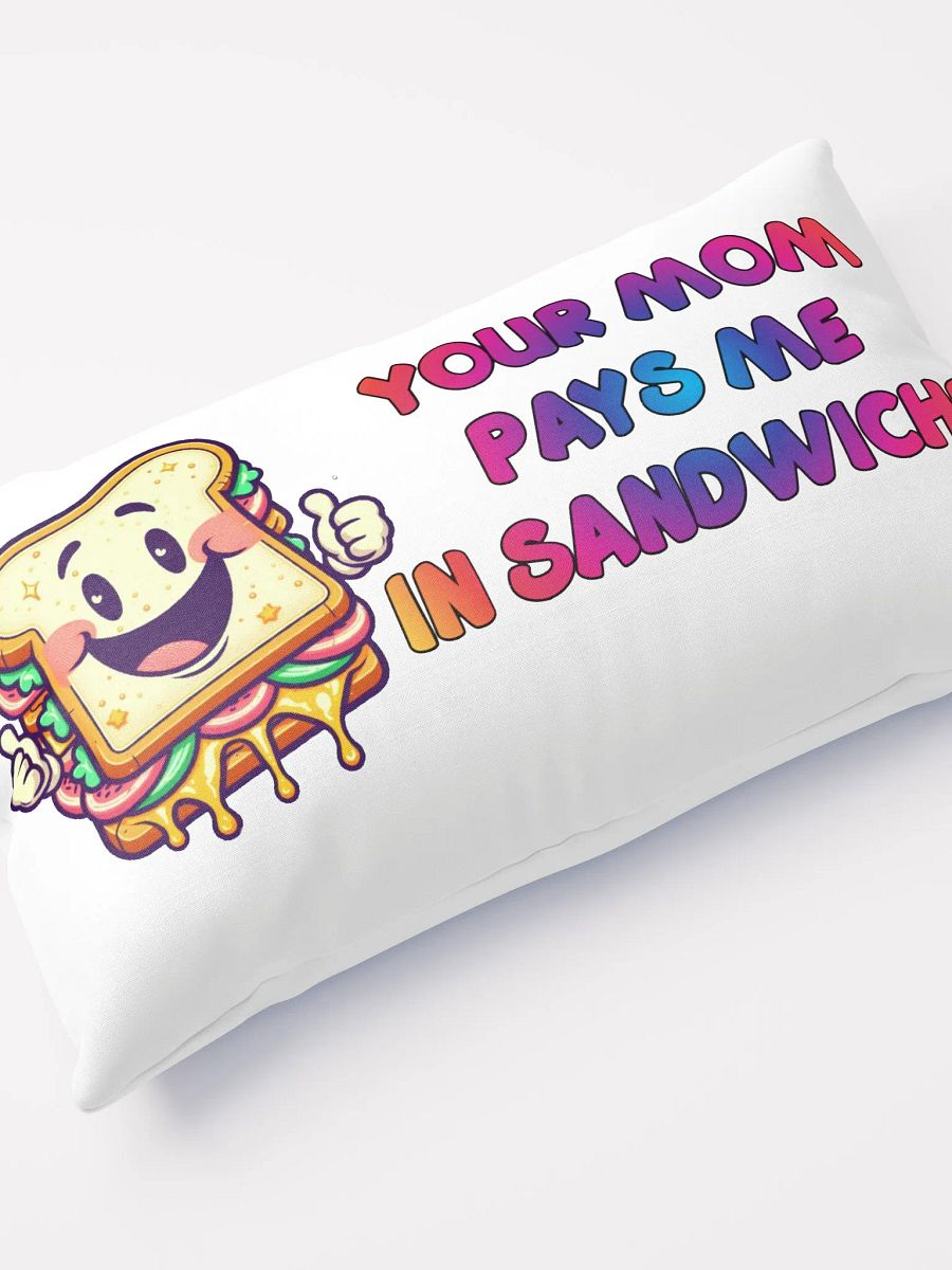 Jay - Pillow - Your mom pays me in sandwiches product image (11)