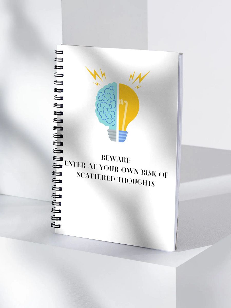 Scattered Thoughts Notebook White product image (4)