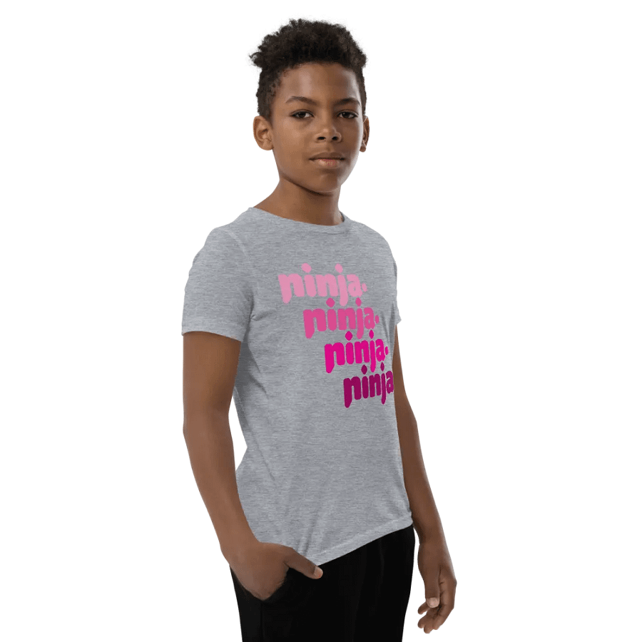 Quad Ninja Kids Tee: Pink product image (10)