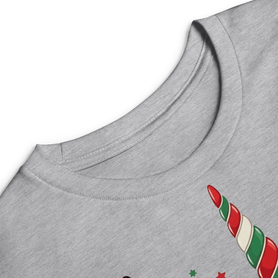 Happy Candy Reindeer Unicorn Holiday Tee product image (6)