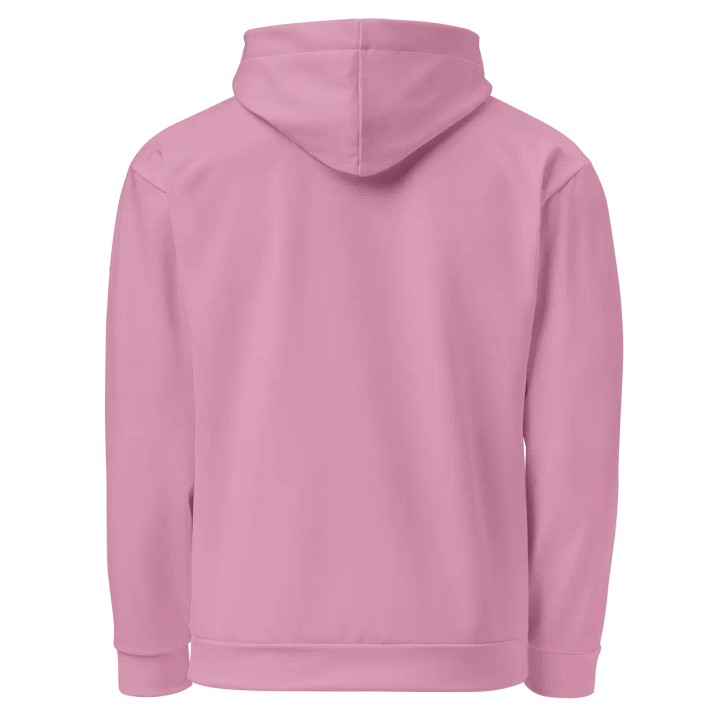 Plain Light Pink Light Summer Unisex Recycled Polyester Heavyweight Premium Hoodie by Treasure Pie product image (2)