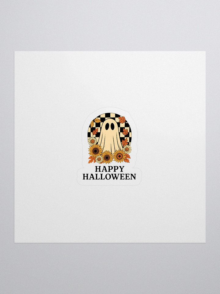 Happy Halloween Ghost Sticker product image (1)