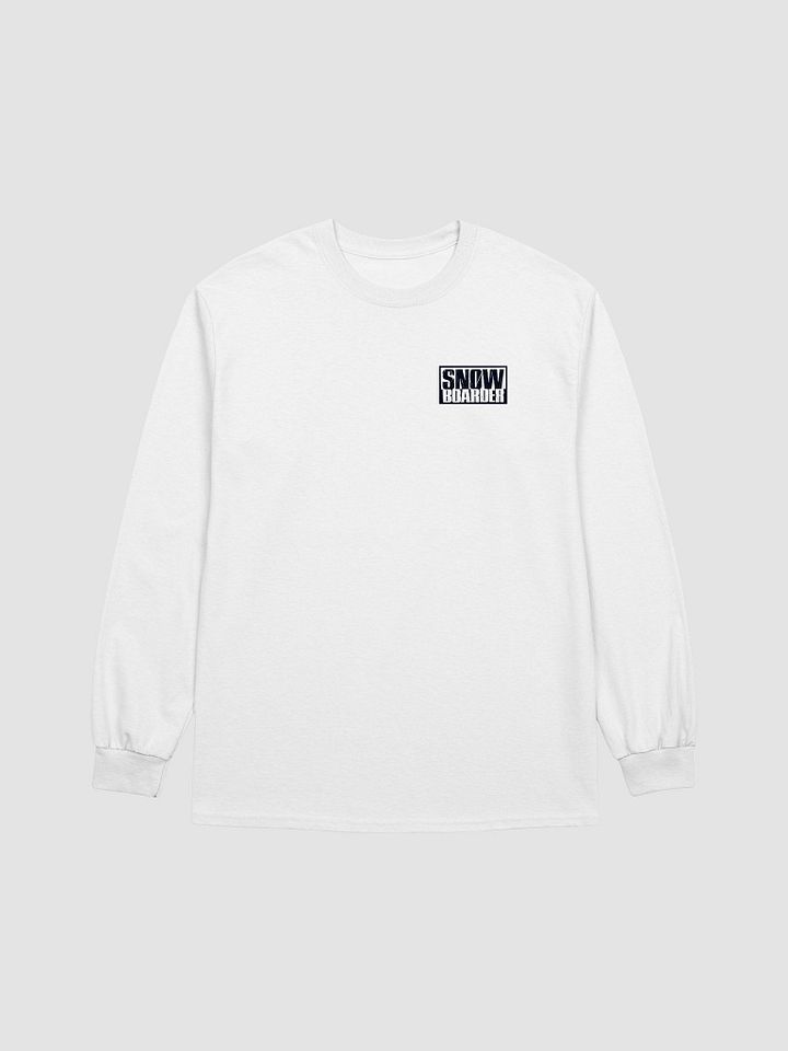 Snowboarder Logo | Long Sleeve Crew T-Shirt (Light) product image (1)