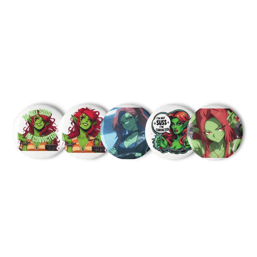 I'm Not Suss, I'm Convicted Pins product image (3)