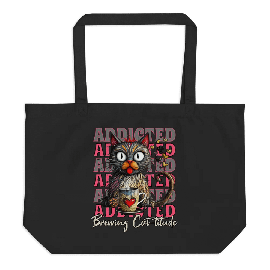 Addicted Brewing Cat-titude Whimsical Tote Bag product image (1)