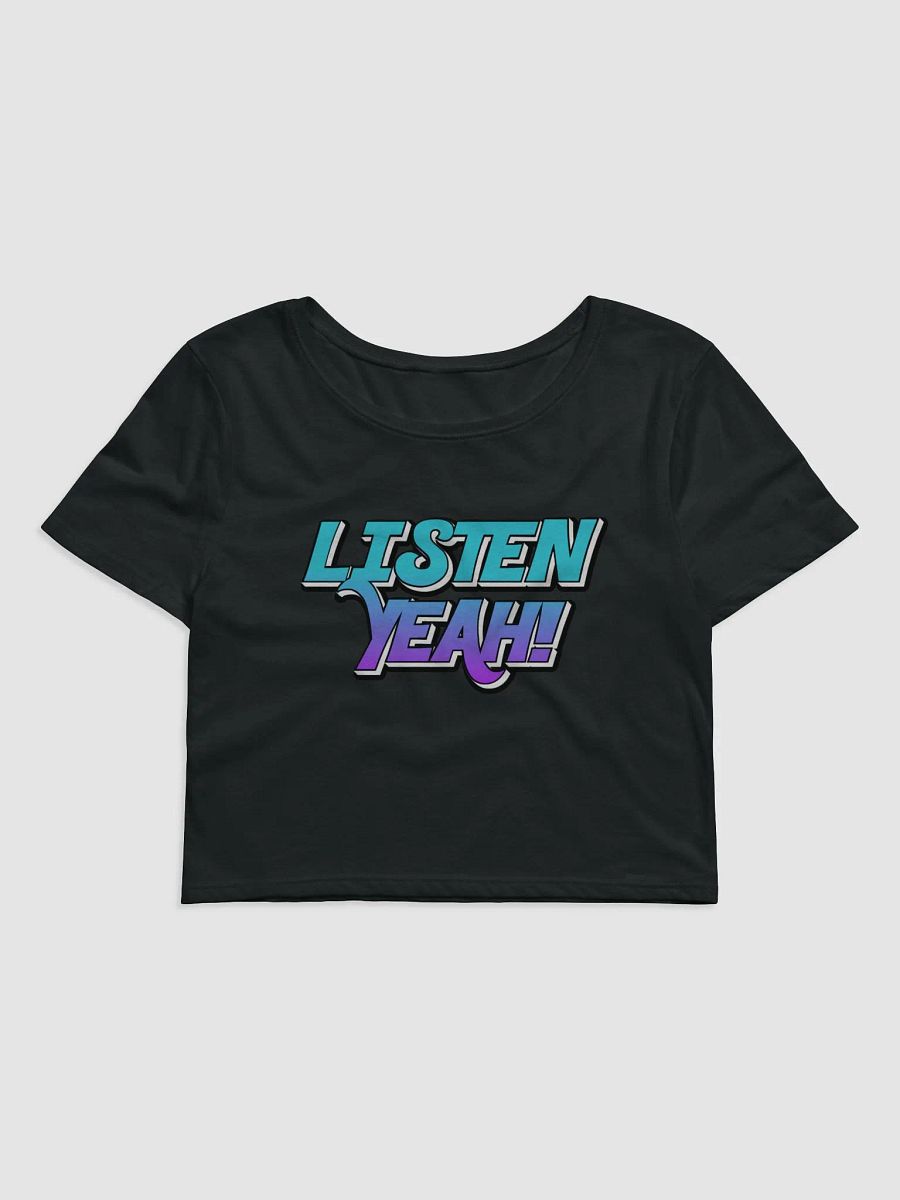 LISTEN YEAH (big) crop top product image (3)