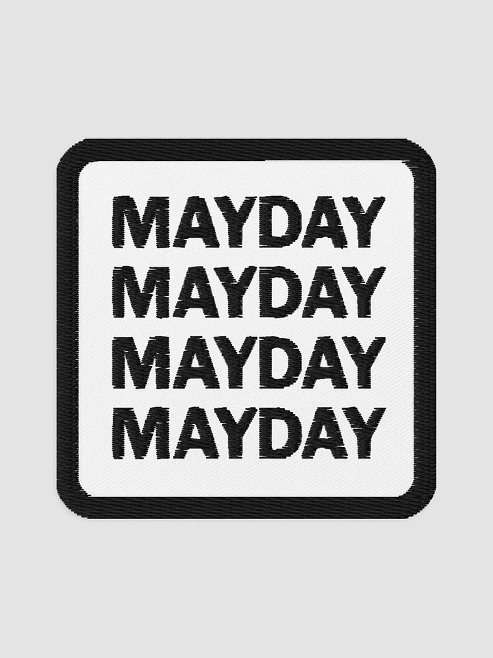 White Mayday Patch product image (1)