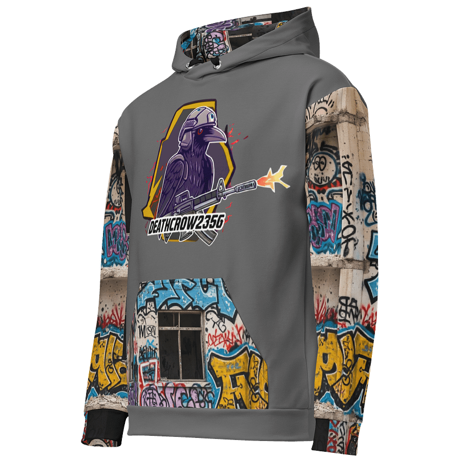 DEATHCROW235G All-Over Print Hoodie product image (2)