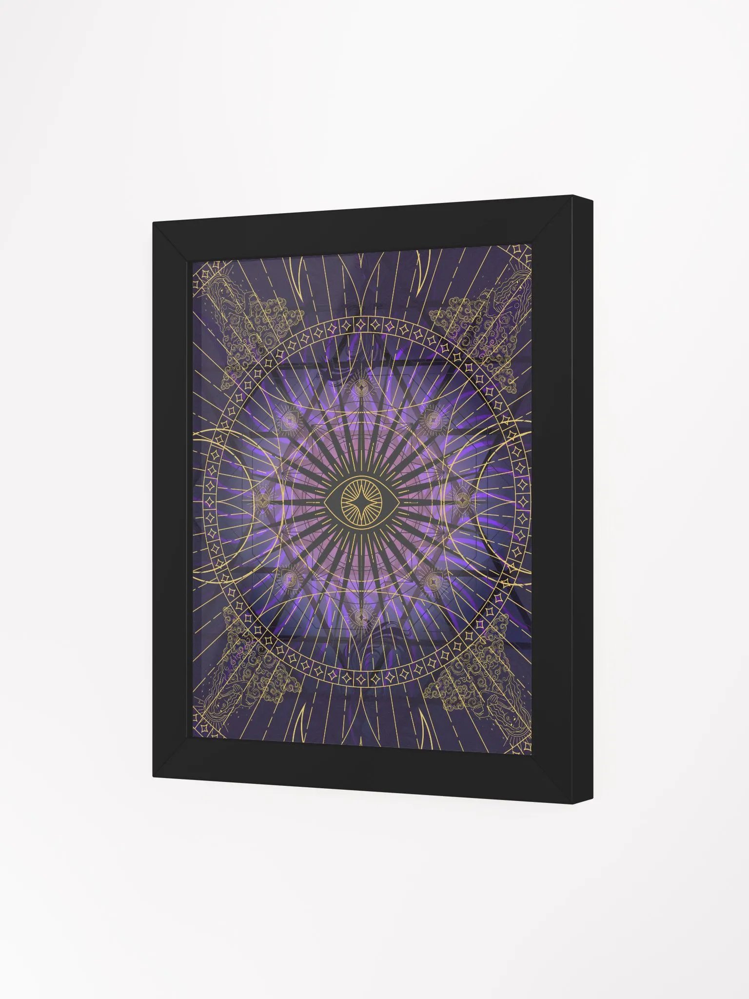 Mystical Radiance Framed Poster product image (3)