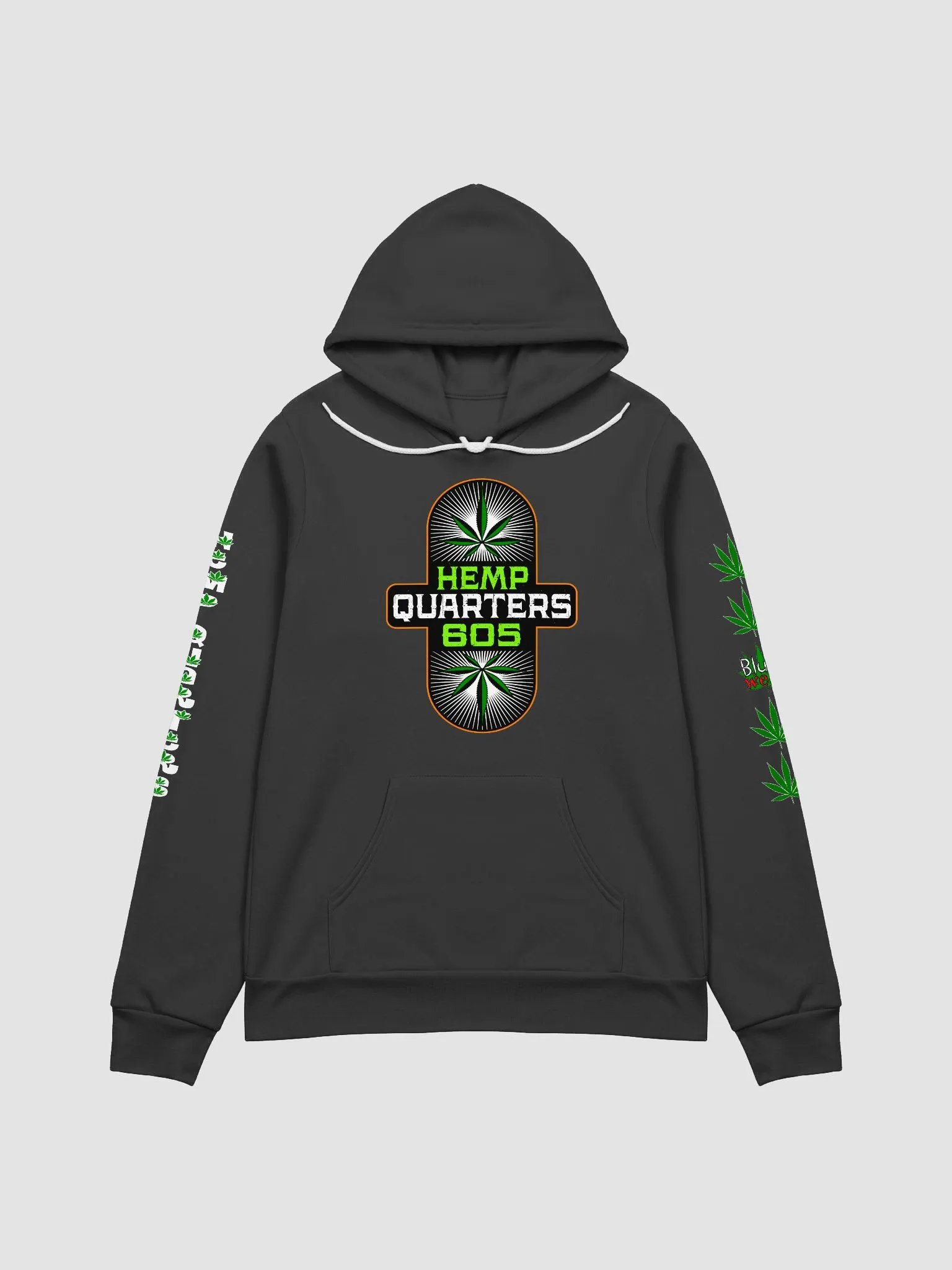 Hemp Quarters Black Super Soft Hoodie product image (1)