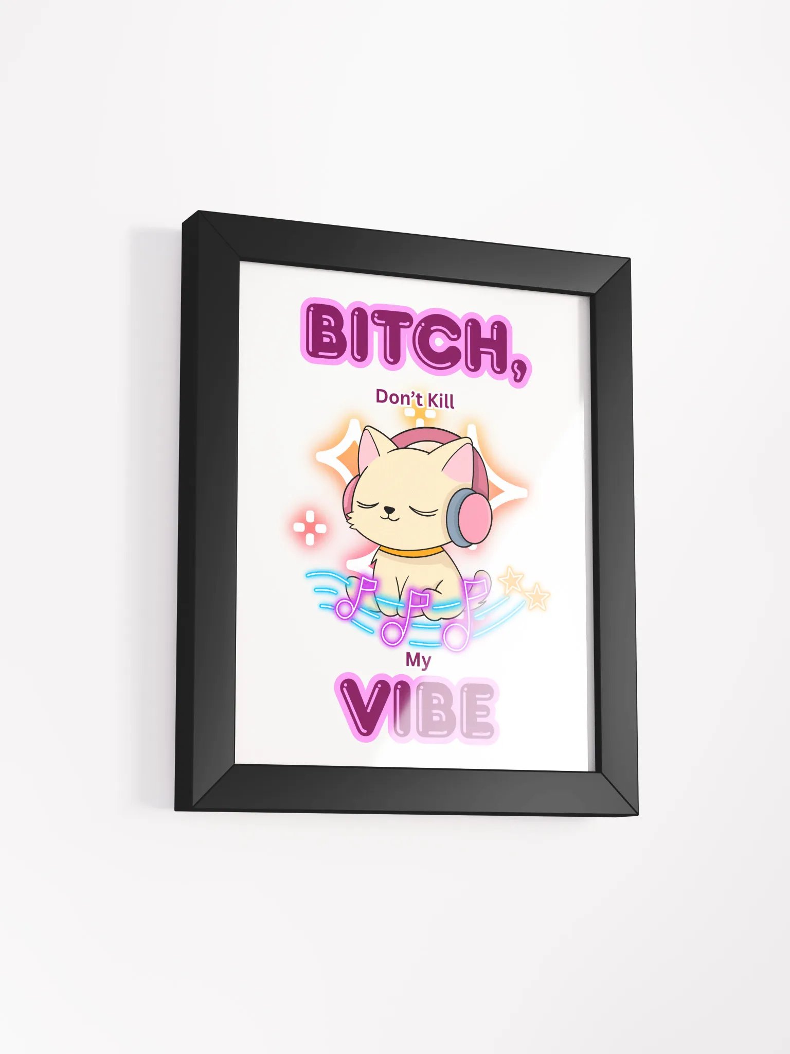 Vibes Check Photo with frame product image (17)