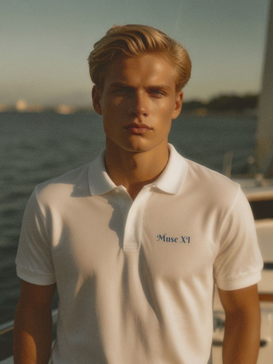 Muse XI x Adidas Performance Polo Shirt (blue) product image (3)