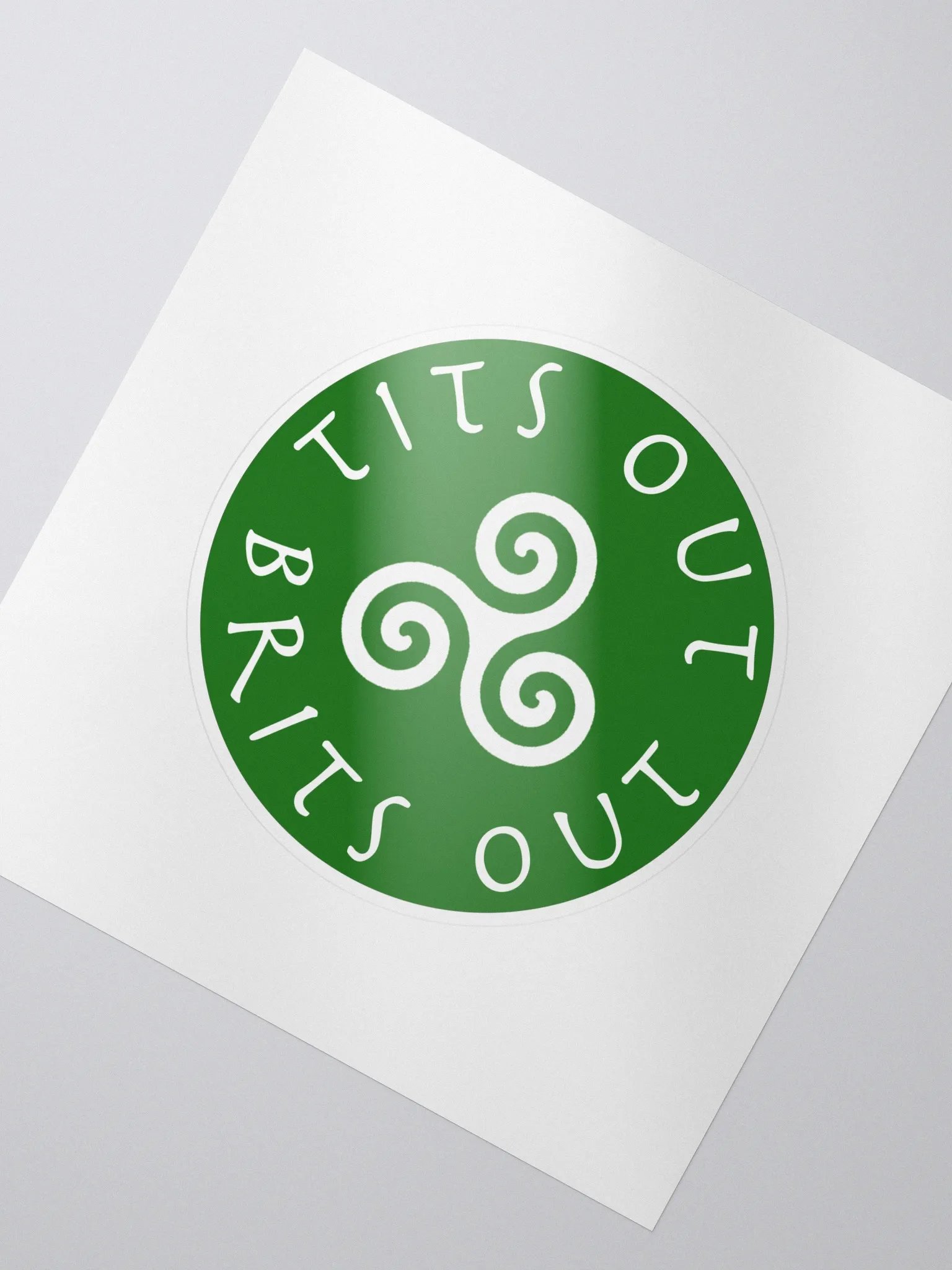 Tits Out Brits Out Sticker product image (2)