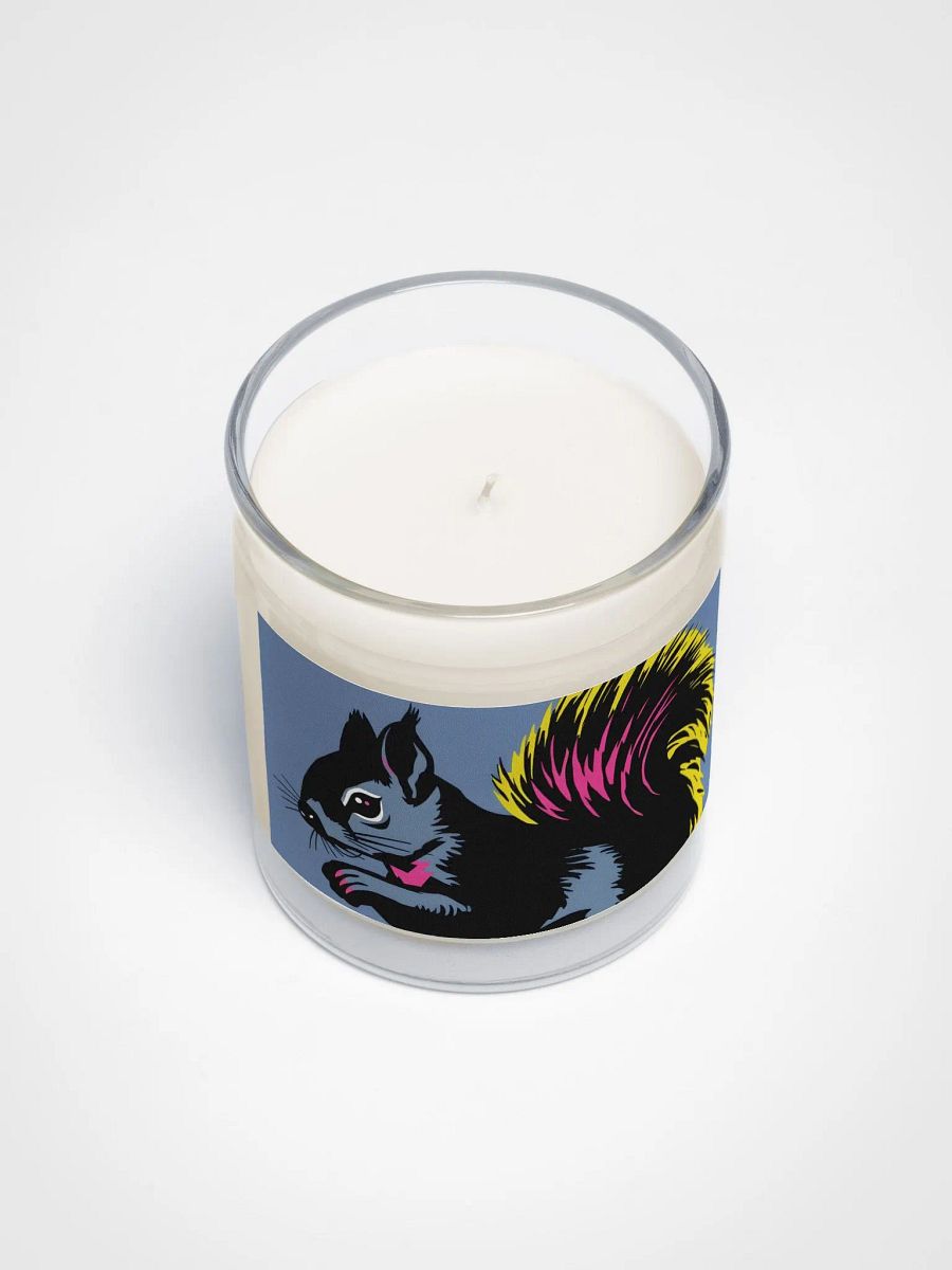 Pop-Art Squirrel Soy Wax Candle product image (3)