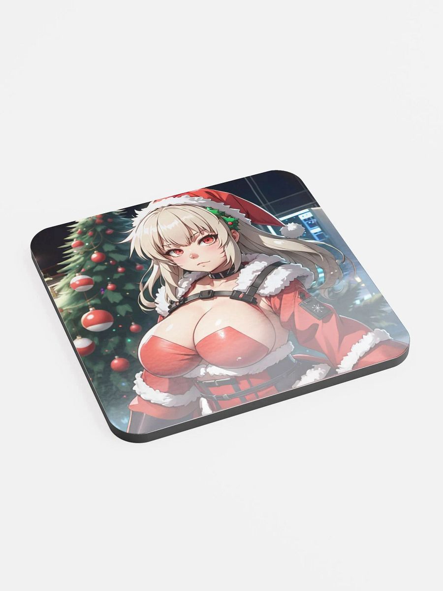 Festive Anime Santa Cork Coaster product image (2)