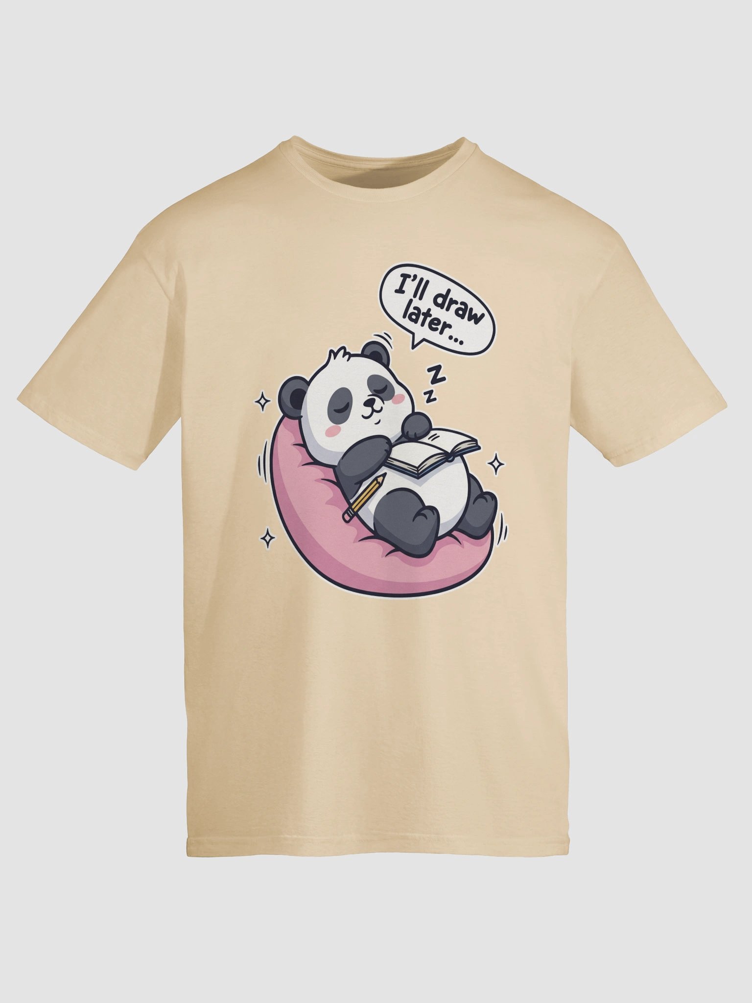 Procrastination Panda Unisex T-Shirt product image (9)
