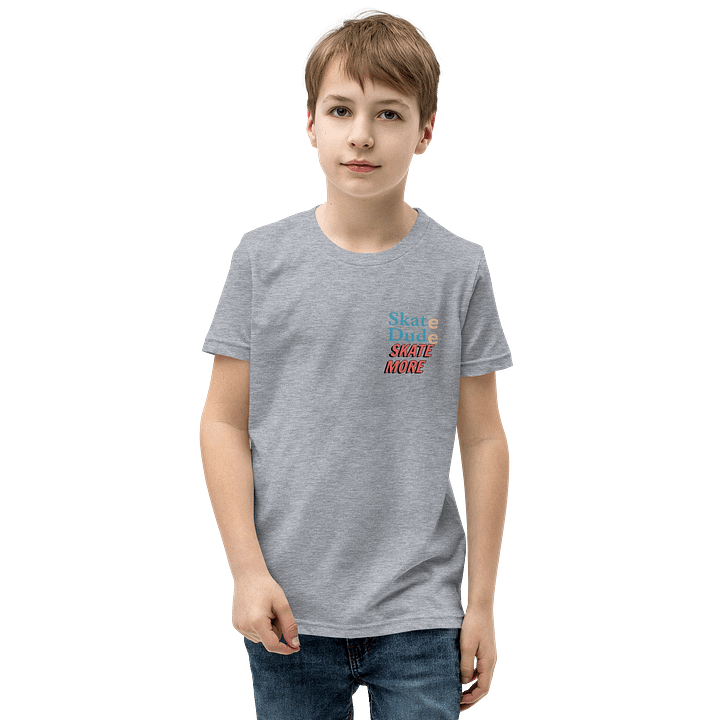 Kids Youth Short Sleeve T-Shirt Skate Dude Graphic product image (1)
