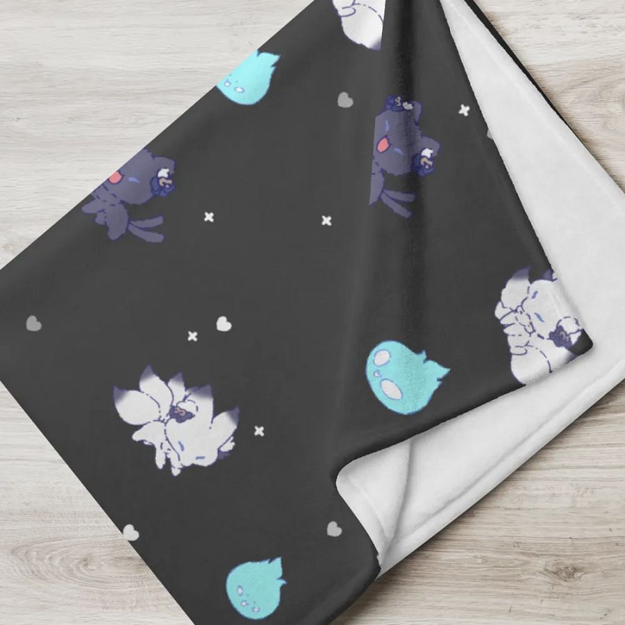 meiya, meinya & wisps blanket (black) product image (5)