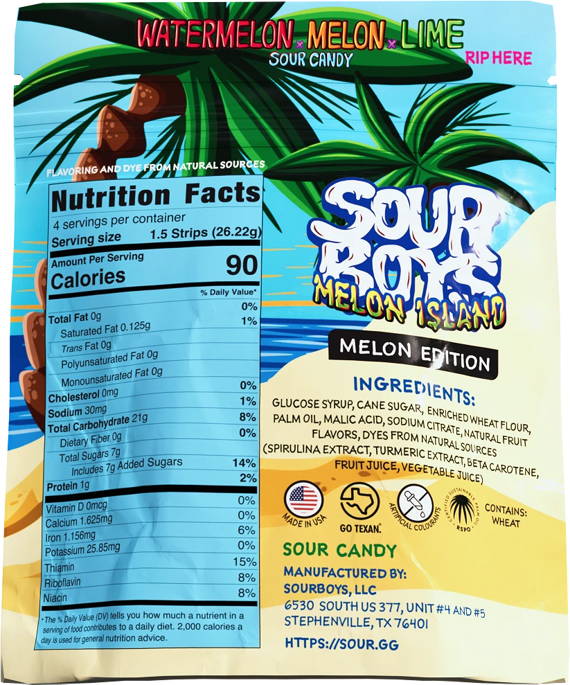 Melon Island SourBoys product image (2)